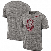 Nike Arkansas Razorbacks Charcoal 2018 Player Travel Legend Performance T-Shirt,baseball caps,new era cap wholesale,wholesale hats